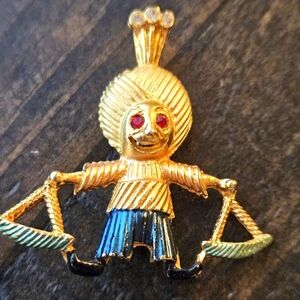 Vintage BSK Sulten Genie Brooch